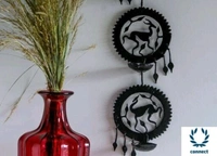 Graceful Metal Tea Light Candle Holder - Free Size, Metal, Multipack :1